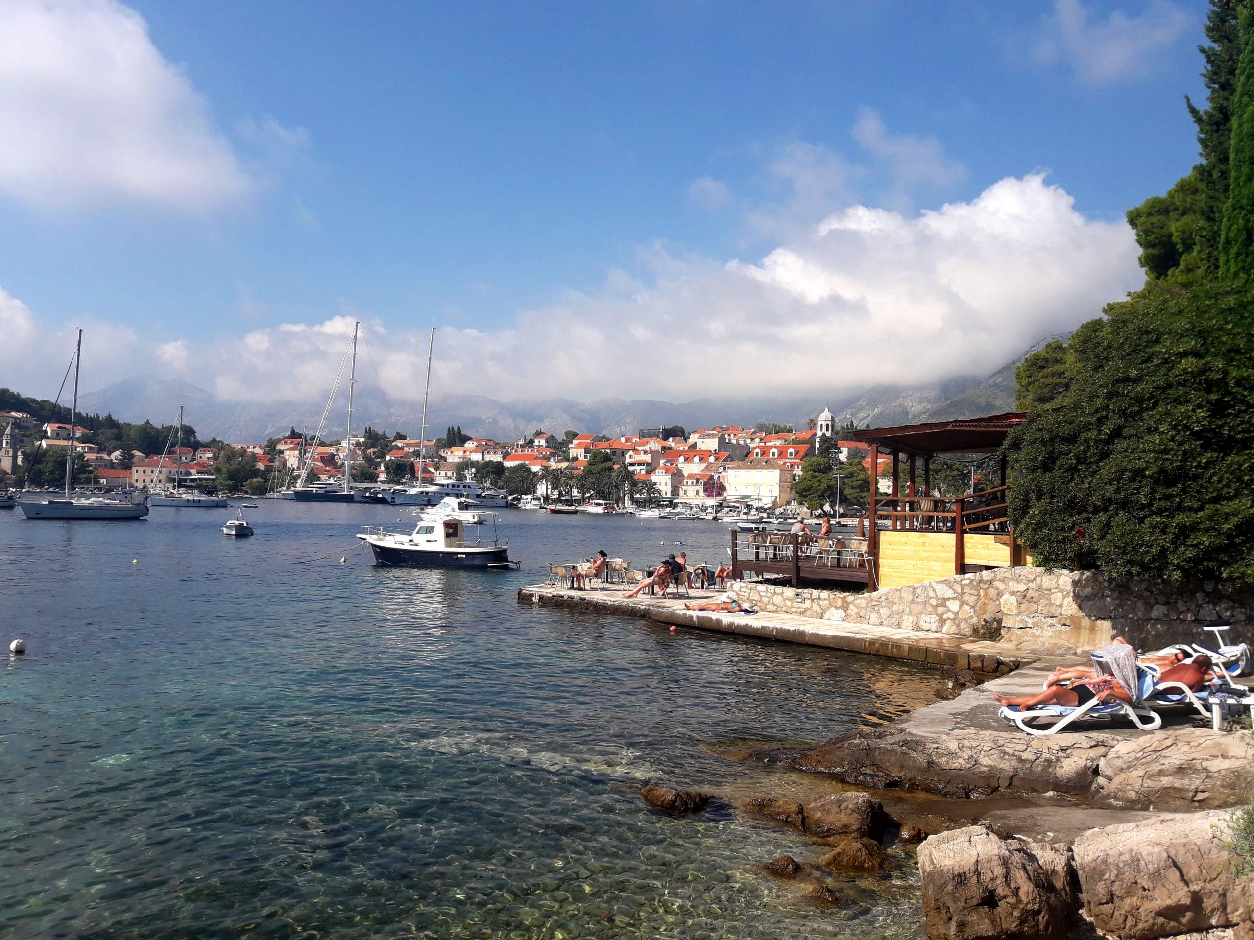 Plaje din Croatia - Plajă din Cavtat