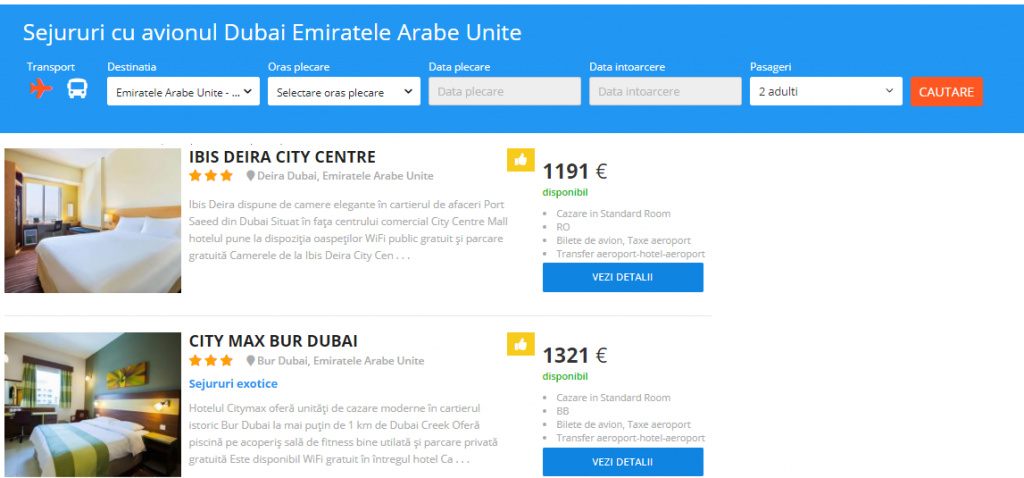 oferte de vacanta in Dubai