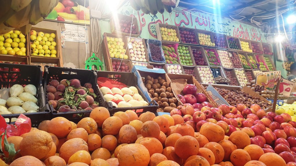 Piaţa de fructe din Hurghada